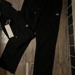 ALO Yoga Classic Black Hoodie & Pants set